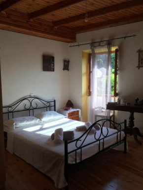 Country traditional house in Corfu village, Greece, Sinarades